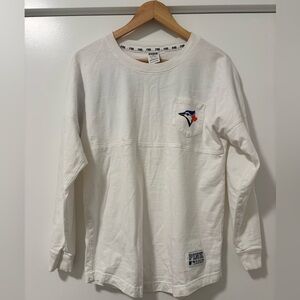 Rare PINK Victoria's Secret Toronto Blue Jays Sequinned Spirit Jersey XS